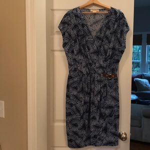 Michael Kors faux wrap dress 1x